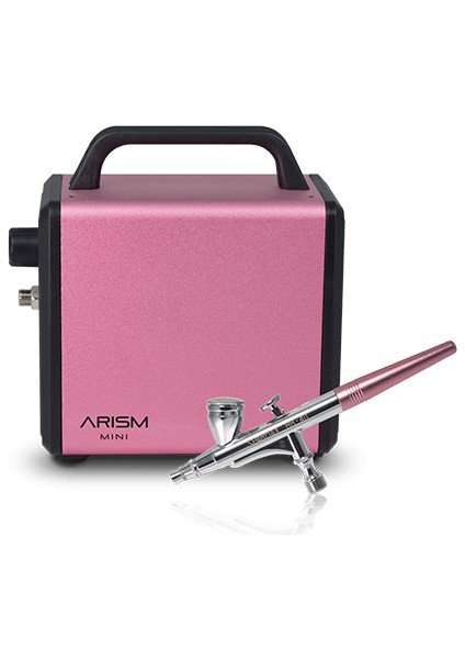 Pembe Arism Mini HB-040 Airbrush Seti