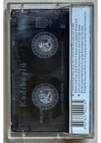 Denizkızı Eftalya Kadıköylü Kaset (Orjnal Dönem Baskı Kaset)