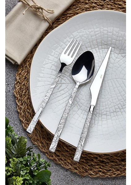 Azur 18 Parça Çatal Kaşık Bıçak Seti 18/10