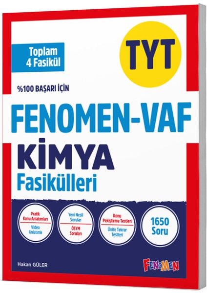 TYT VAF Kimya Fasikül Seti