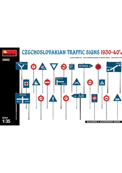 Çekoslovak Trafik Işaretleri 1930-40’LAR