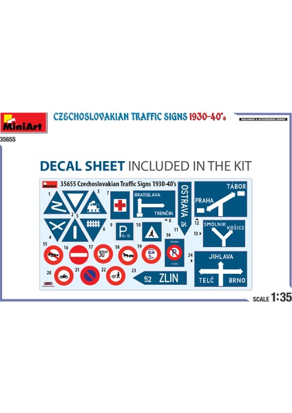 Çekoslovak Trafik Işaretleri 1930-40’LAR