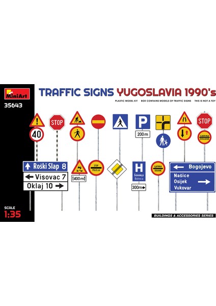 Yugoslavya Trafik Işaretleri (1990'LAR)