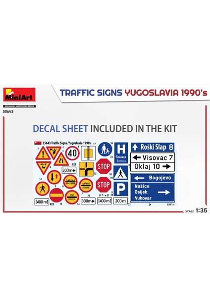 Yugoslavya Trafik Işaretleri (1990'LAR)