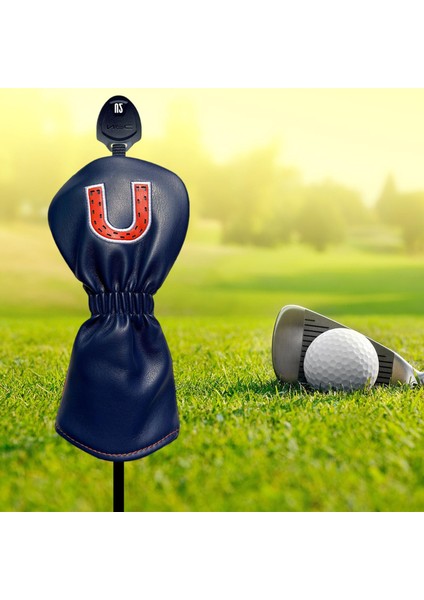 Golf Kulübü Baş Örtüsü Dayanıklı Değiştirilebilir Etiketli Turuncu U 22X10X3CM (Yurt Dışından)