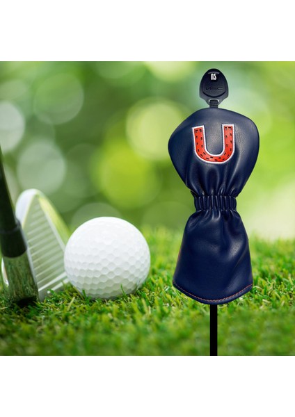 Golf Kulübü Baş Örtüsü Dayanıklı Değiştirilebilir Etiketli Turuncu U 22X10X3CM (Yurt Dışından)