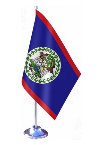 Belize Masa Bayrağı Direkli