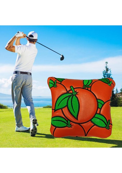 Pu Golf Çekiç Atıcı Ğı Golf Kulübü Başlıkları Turuncu Turuncu 14CMX12.5CM (Yurt Dışından) fırsatları