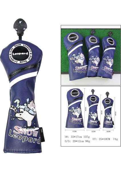 Golf Kafası Kapakları Ağı Üzerine SIĞAR(460CC) Fairway Wood ve Hibrit() Ut (Yurt Dışından)