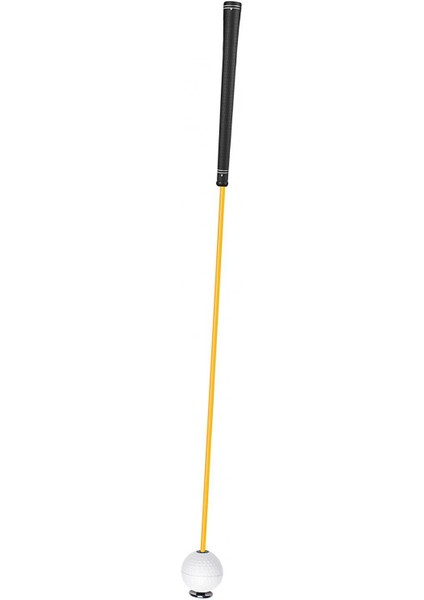 Golf Swing Trainer Golf Uygulaması Güç Tempo Esnekliği Için Salıncak Çubuğu 97CM Sarı (Yurt Dışından)