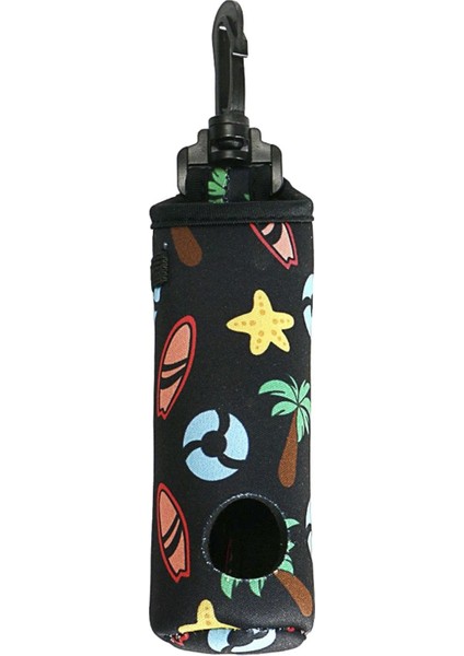 Kulüp Topu Kılıfı Tee Tutucu Açık Spor Kadın Erkek Kemer Bel Çantası Kılıfı Siyah (Yurt Dışından)