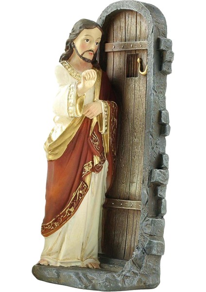 13CM Kapıyı Çalıyor Figürü Isa Süsü (Yurt Dışından)