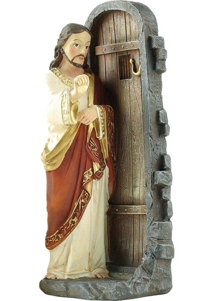 13CM Kapıyı Çalıyor Figürü Isa Süsü (Yurt Dışından)