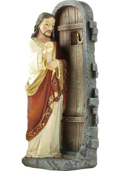 13CM Kapıyı Çalıyor Figürü Isa Süsü (Yurt Dışından)
