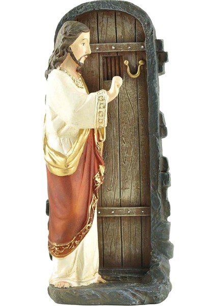 13CM Kapıyı Çalıyor Figürü Isa Süsü (Yurt Dışından)