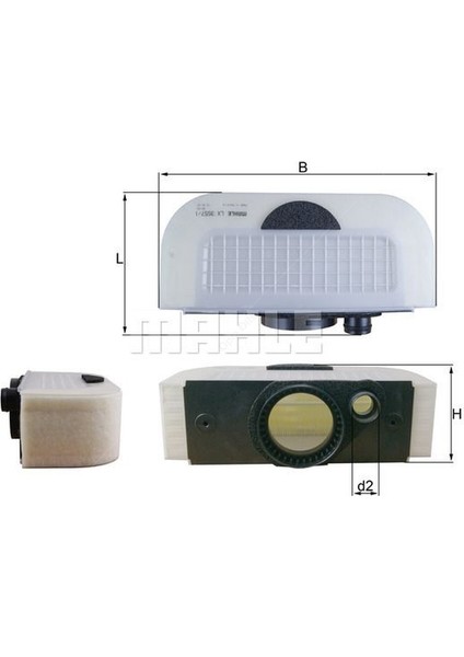 Bentley Bentayga Hava Filtresi 36A133843