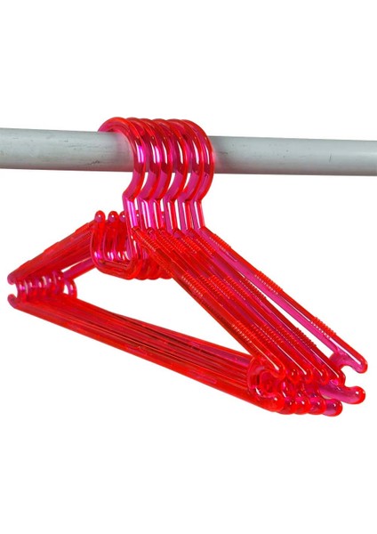 Askı Kristal Bebek Çocuk Askısı 12 Adetli Set Baloncuklu Pembe DE106