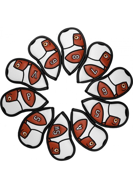 10 Adet Golf Kulübü Başörtüsü Golf Eğitim Ekipmanları Golf Demir Kapak Seti (Yurt Dışından) fiyatları