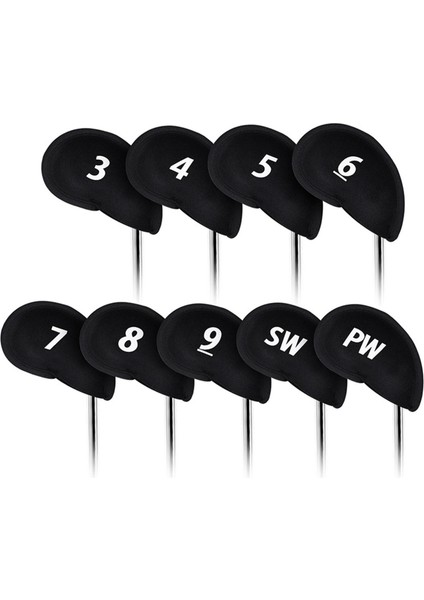 9 Adet Golf Demir Headcovers Anti Scratch Modern Koruyucu Kılıf Demir Kafa (Yurt Dışından) fiyatları