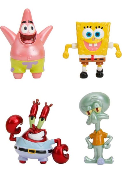 Toys Spongebob Squarepants 4'lü Set Paket 6 Santimetre Fıgurler modelleri