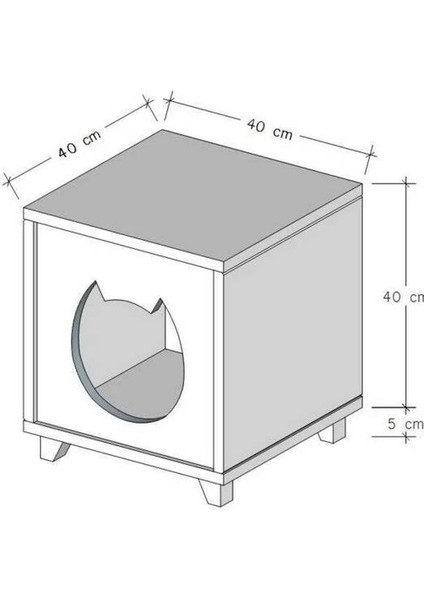 Elawoodworking Ahşap Kedi Evi Kedi Kulubesi fırsatları