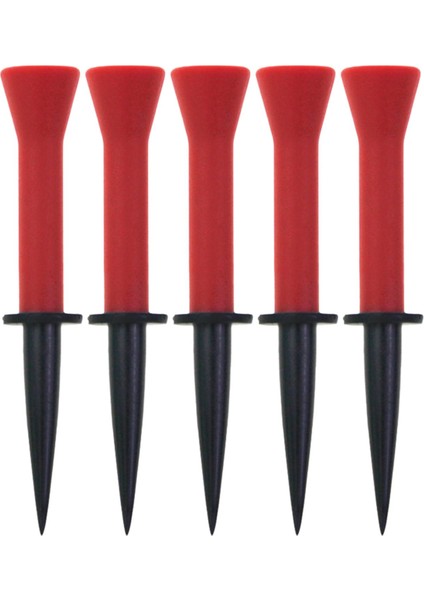 5x Golf Topu Tutucu Golf Kulübü Araçları Oyuncu Golfçü Hediye Kauçuk Golf Topu Kırmızı Yükseklik 7.6 cm (Yurt Dışından)