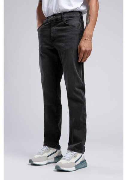 Rico Yüksek Bel Normal Kesim Düz Paça Gri Erkek Jean Pantolon fiyatları