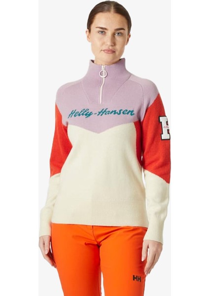 Helly Hansen W Apres Knitted Kazak Kadın Çok Renkli Polar 66029-047