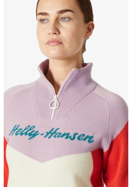 Helly Hansen W Apres Knitted Kazak Kadın Çok Renkli Polar 66029-047