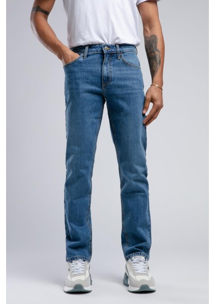 Erkek Jean Pantolon Açık Mavi