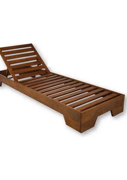 Elawoodworking Ahşap Şezlong 3 Kademeli