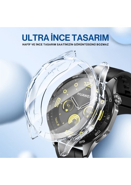 Huawei Watch Gt4 46MM Uyumlu Kasa Ekran Koruyucu 360 Tam Koruma Kılıf Kapak fiyatları