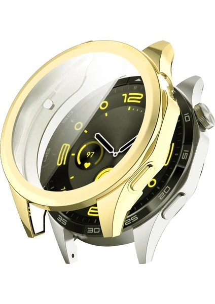Huawei Watch Gt4 46MM Uyumlu Kasa Ekran Koruyucu 360 Tam Koruma Kılıf Kapak