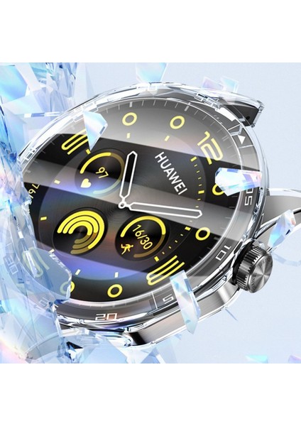 Huawei Watch Gt4 46MM Uyumlu Kasa Ekran Koruyucu 360 Tam Koruma Kılıf Kapak indirimleri