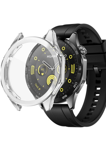 Huawei Watch Gt4 46MM Uyumlu Kasa Ekran Koruyucu 360 Tam Koruma Kılıf Kapak