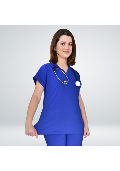 Saks Mavi Likralı Alt Üst Takım fiyatları