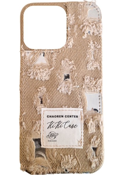 iPhone 15 Pro Max Uyumlu Jeans Serisi Denim Kot Desenli Premium Telefon Kılıfı