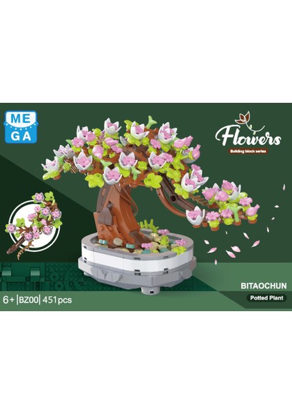 Blok Çiçek Bonsai Ağacı 451 Parça