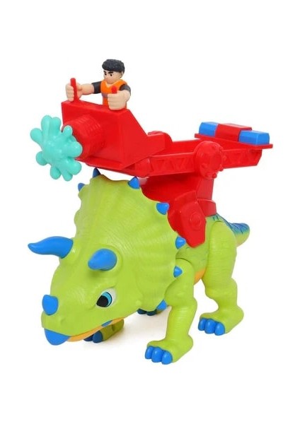 Triceratops Sesli Dino Troop Çocuk Oyun Seti