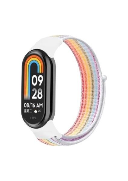 Xiaomi Mi Band 8 Akıllı Bileklik Uyumlu Kumaş Cırtlı Kordon