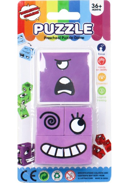 Rubik Emoji Puzzle Mor