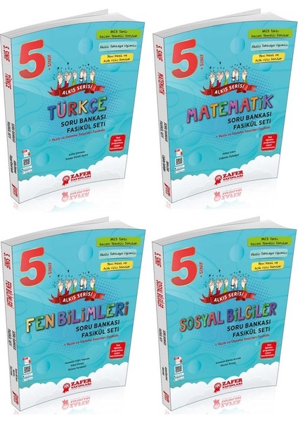 Yeni Müfredat 5. Sınıf Tam Set - 4 Kitap Türkçe - Matematik - Fen Bilimleri - Sosyal Bilgiler