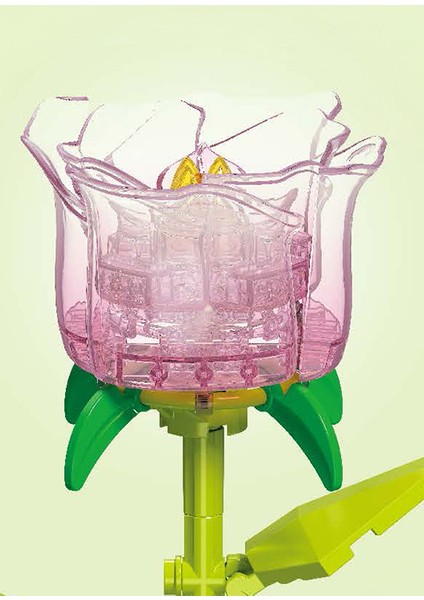 Kri?stal Çi?çekler Yapı Blokları Gül indirimleri