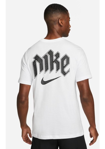 Dri Fit Running Division Men's Tee Erkek Koşu Antrenman Tişörtü Beyaz