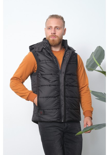 Erkek Kapüşonu Çıkarılabilir Şişme Yelek fiyatları