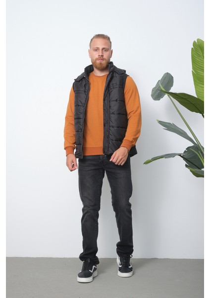 Erkek Kapüşonu Çıkarılabilir Şişme Yelek modelleri