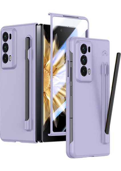 Honor Magic V2 5g Tüplü Cam Film ve Stylus ile Cilt Touch Telefon Kılıfı (Yurt Dışından)