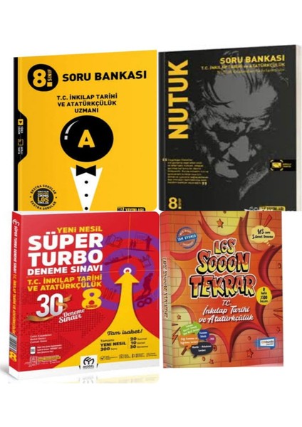 T.C. İnkılap Tarihi ve Atatürkçülük Uzmanı - Nutuk Soru Bankası - Turbo Deneme Sınavı ve LGS Son Tekrar