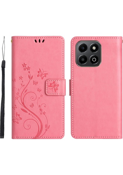 Honor 200 Smart 5g Pu Deri Telefon Cüzdan Kılıfı Askılı (Yurt Dışından)