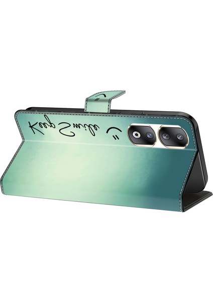Honor 90 Pro Pu Deri Kart Yuvaları Telefon Arka Kapak Tasarımı (Yurt Dışından)